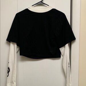 Black and White Women's Top